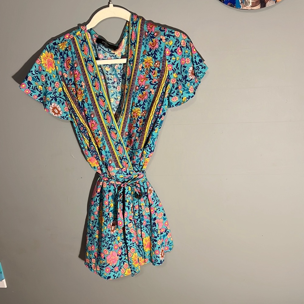 Wrap dress.